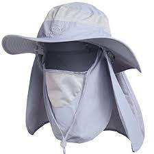Ddyoutdoor 07 281 Fashion Summer Outdoor Sun Protection Fishing Cap Neck Face Flap Hat Wide Brim Discount Clot Outdoor Sun Protection Flap Hat Outdoor Sun