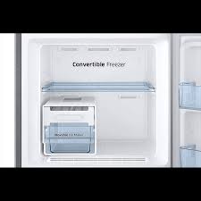 It is the type of ice maker inside the freezer that just drops the cubes into a bin. Samsung 253 L 2 Star Inverter Frost Free Double Door Refrigerator Rt2 Darling Retail Store