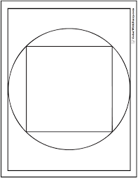 Get free printable coloring pages for kids. 80 Shape Coloring Pages Digital Pdf Squares Circles Triangles