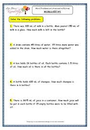 Measurement Of Capacity Word Problems On Litres And Millilitres Worksheet 3rd Grade Math Worksheets Free Printable Math Worksheets Math Word Problems