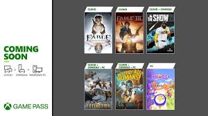 Jaminan link asli dan file game mod untuk kalian. Coming Soon To Xbox Game Pass Fable Anniversary Mlb The Show 21 And More Xbox Wire