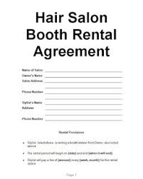 Answer a few simple questions print and download instantly it takes just 5 minutes. Examples Hair Salon Booth Rental Agreement Sample Contracts