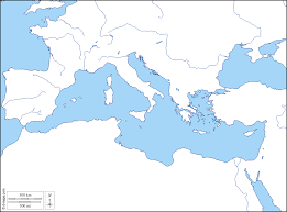 Europe on the north, asia on the east and africa on the south. Ancient Mediterranean Sea Free Map Free Blank Map Free Outline Map Free Base Map Coasts Hydrography