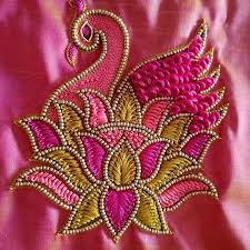 Pintrest Dixna Deol Handwork Embroidery Design Hand Work Blouse Design Peacock Embroidery Designs