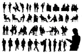 Zip file contains a large jpeg and eps10 with individual svg and png for each artwork, icon, and pictogram. Best Of Free Vector Business People Silhouette Packs