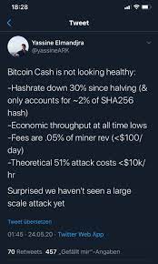 Today, the price of bitcoin cash is consolidating in a flag formation, waiting for a potential breakout. 3 Reasons Why Bitcoin Cash Is Dead By Lukas Wiesflecker Datadriveninvestor