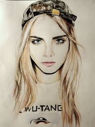 Cara Delevingne Fanart Art Cara Delevingne Drawing Artwork
