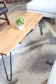 Coffee table, table base, hairpin legs, metal legs, oem or customized, 13 year manufacturer moq 100sets contact ms.jane for good price : Diy Hairpin Leg Coffee Table With Remote Storage Harlow Thistle