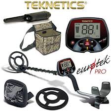 240 Teknetics Eurotek Pro Metal Detector With Coil Cover Rain Cover Pouch Pinpointer Teknetics Http Www Amazo Metal Detector Metal Detector Reviews Detector
