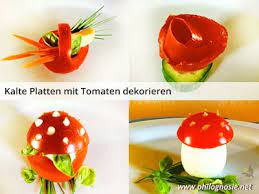 Richtig gut zur geltung kommen die einzelnen gemüsestücke, wenn sie sie untereinander mischen und so zum beispiel eine mediterrane platte kreieren oder eine herbstdeko. Kalte Platten Dekorieren Mit Tomaten Und Krautern Garnieren Philognosie