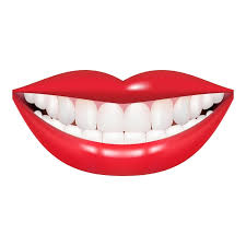 Una bocca con bei denti bianchi. Un sorriso candido. Belle labbra carnose  rosse. Pubblicità | Vettore Premium
