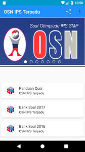 Soal osn ips smp 2020 dan kunci jawaban. Soal Osn Smp Mts Ips Terpadu For Android Apk Download