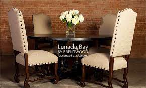 They travel all over, scouring the globe for antique and vintage pieces. Custom Old World Dining Chairs Tuscan Hacienda Style Dining Chairs In Top Grade Interior Design Dining Room Tuscan Dining Room Furniture Interior Design Dining