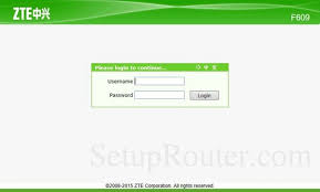Here we are also provide reboot methods of zte routers. How To Login To The Zte F609