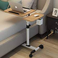 lwwozl bedside table foldable computer table adjustable portable laptop desk rotate laptop bed tab laptop table for bed study table designs laptop desk for bed