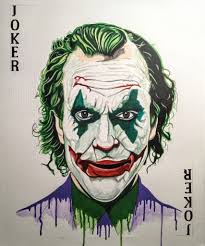 Arthur Fleck, The Joker" acrylic paint
