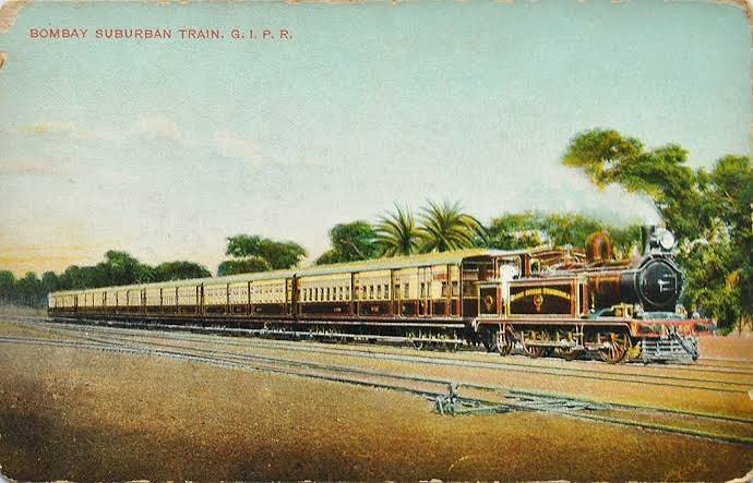 Passenger Trains Pulled By Steam Engines Bombay - 3 PCs 1900 - Past-India