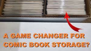 How to Store Comics in a Long or Short Box (To Avoid Bends) - YouTube