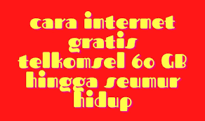 Cara gratis internet xl seumur hidup tanpa aplikasi. Cara Internet Gratis Telkomsel Kuota Gratis 60 Gb Hingga Seumur Hidup Kartu Hidup Tahu