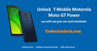 Our unlock code generator, unlockguru, is an app that uses the phones imei in order to permanently unlock the device. How To Unlock T Mobile Motorola Moto G7 Power Easily Motorola Unlock Power