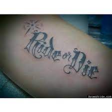 50+ behind the ear tattoos design and ideas for men and women. Ride Or Die Quotes Tattoos Quotesgram