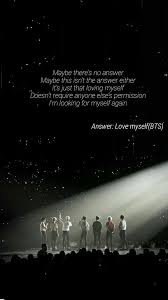 Answer Love Myself Bts Lyrics Bts Lockscreen Wallpaper Rm Jin Suga Jhope Jimin Taehyung Jungkook Loveyoursef Bts Wallpaper Lyrics Bts Lyric Bts Lyrics Quotes