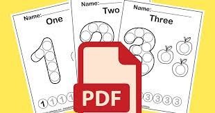 Download Free Printable Coloring Book Pdf For Preschoolers Learning To Count For Kid Numbers Preschool Printables Preschool Alphabet Printables Printable Coloring Book
