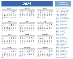 Here are the 2021 printable calendars Printable Calendar 2021