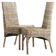 Accent Your Dining Room In Beach Chic Style With This Lovely Chair Showcasing A Woven Design And Neutral Finish Solid Wood Dining Chairs Dining Chairs Chair