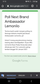 Translate with text, speech, and photo. ì˜ìŠ¤ë®¤ì§ ì—…ë°ì´íŠ¸ On Twitter Vote Indonesia Noodle Brand Lemonilo Needs Your Help To Determine The Next Lemonilo Brand Ambassador Lets Help By Choosing Gfriend In This Poll