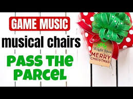 Christmas Game Music With Stops Musical Chairs Pass The Parcel Youtube Christmas Games For Kids Christmas Music Videos Christmas Games