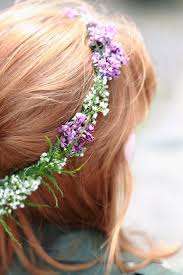 Blumenkranz Mit Echten Blumen Odernichtoderdoch De Blumenkranz Hochzeit Stirnband Blumen Stirnband Haar