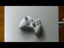 Drawing Time Lapse Xbox 360 Controller Hyperrealistic Art Hyperrealistic Art Art Lesson Video Drawings