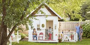 9 to 10 years neat & tidy cottage. 22 Kids Playhouse Ideas Outdoor Playhouse Plans