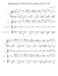 Married life is an instrumental from the film score of the 2009 movie up. Married Life Piano Sheet Music Music Sheet Collection