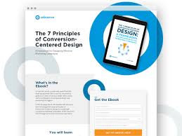 Conversion Centered Design Ebook Landing Page Landing Page Ebook Design Center