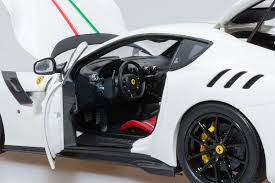 A very high optioned car finished in grigio titanio over two tone blue interior. Review Bbr Ferrari F12 Tdf Diecastsociety Com