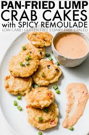 When made into cakes, it depends on what else is mixed with the crab and how much fat is used to cook them. Pan Fried Lump Crab Cakes Spicy Remoulade The Toasted Pine Nut