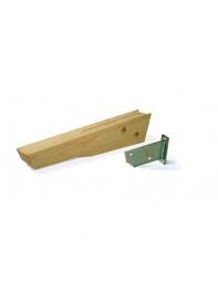 Tettoia in legno bianca aperta ai lati (1), copertura di legno chiusa con finestrelle (2), piccola tettoia con grigliati in legno laterali (3), tettoia in legno con annesso deposito. Pensilina In Kit