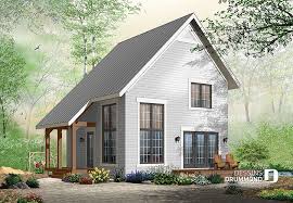 Decouvrez Le Plan 3946 Willowgate Qui Vous Plaira Pour Ses 2 Chambres Et Son Style Chalet Cottage Style House Plans Narrow Lot House Plans Cottage Style Homes