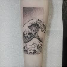 The Great Wave Of Kanagawa Tattoo Tattoogrid Net Since the 19th century, they have slowly picked up the pace and become more popular. the great wave of kanagawa tattoo