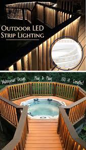 120v Led Light Strips Long Run Strips For Indoors And Out Outdoor Led Strips Strip Lighting Deck Accessories