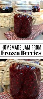 how to make homemade jam from frozen