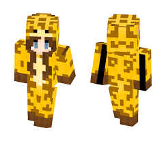 This giraffe skin is compatible with multiple versions of the game including minecraft ps4, ps3, psvita, xbox one, pc versions. Download Giraffe Onesie Girl Minecraft Skin For Free Superminecraftskins