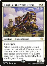 The first knights, white knight and black knight appeared in alpha. Knight Of The White Orchid Card Edhrec