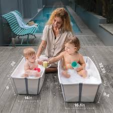 We have an open door policy on our bathroom and comfortable with our bodies. Stokke Flexi Bath X Large In 2021 Stokke Toddler Bath Baby Bath Tub