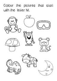 Help Your Students To Develop Their Skills Of Identifying Which Pictures Begin With The Lette Beginning Sounds Worksheets Preschool Letters Letter M Worksheets