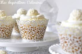 Cupcakes Coco Facon Raffaello Le Blog Cuisine De Samar Recette Recette Noix De Coco Alimentation Cupcakes