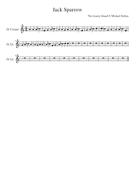 Jetzt preise vergleichen & sparen! Jack Sparrow Sheet Music For Trumpet Solo Musescore Com