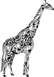 Top 30 giraffe tattoos for men and women | incredible giraffe tattoo designs & ideas daniel dj may 21, 2019 no comments before you take into account the notion of designing any tattoo on the human body, it's good you know its own history, meaning, positioning and tattoo maintenance even though we aren't going to speak about it for now. Great Black Ink Tribal Standing Giraffe Tattoo Design Tattooimages Biz